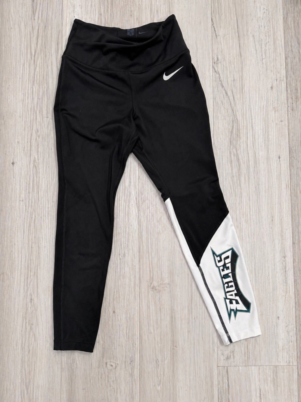 Nike NFL Leggings with White Eagles Panel